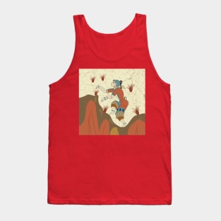 Minoan Saffron Gatherer illustration Tank Top